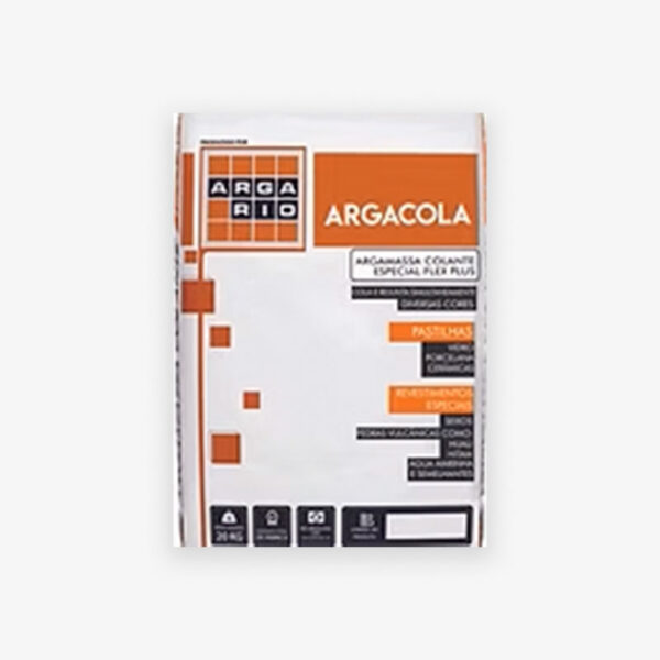 Rejunte Argacola Especial Flexível Plus 20 Kg Branco Argario