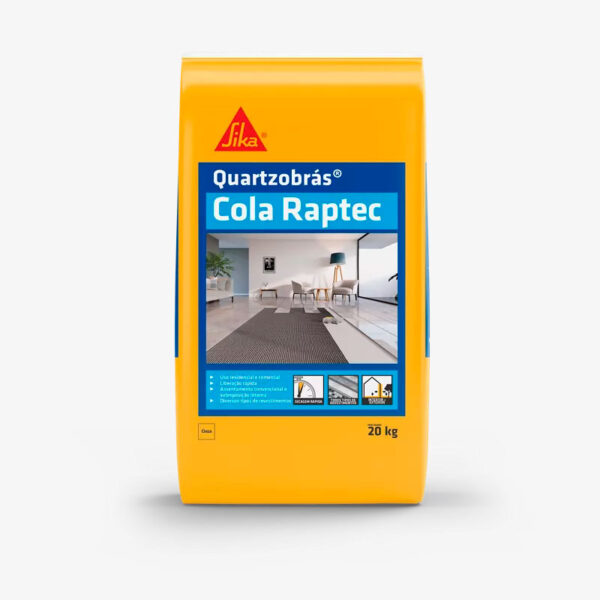 Argamassa Colante Raptec Multiaplicações 20kg Cinza Quartzobras