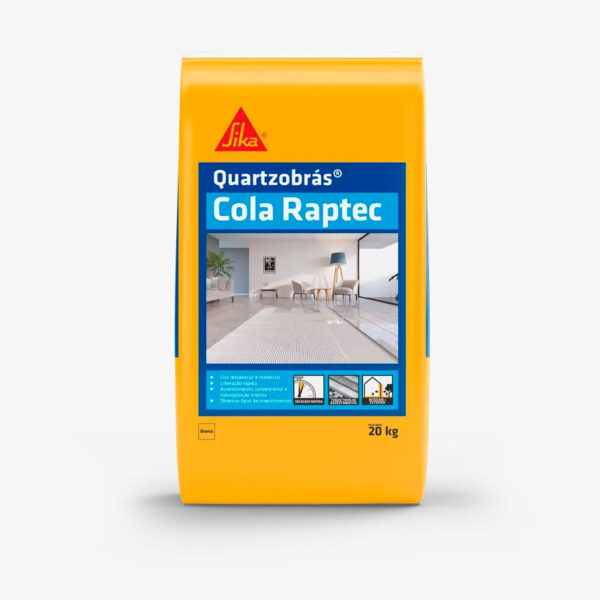 Argamassa Colante Raptec Multiaplicações 20kg Branca Quartzobras