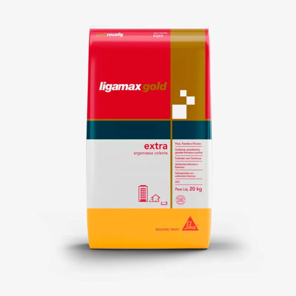 Argamassa Colante Tipo ACII Extra Cinza 20kg Ligamaxgold
