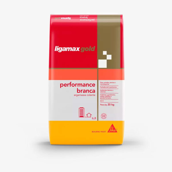 Argamassa Ligamax Gold Performance Cinza 20kg ACIII Ligamaxgold