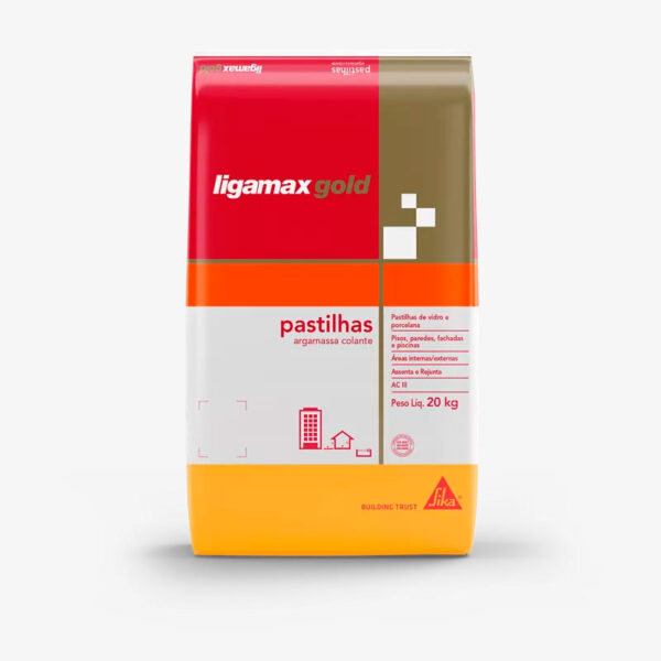 Argamassa Ligamax Gold Branca para Pastilhas 20kg ACIII Ligamaxgold