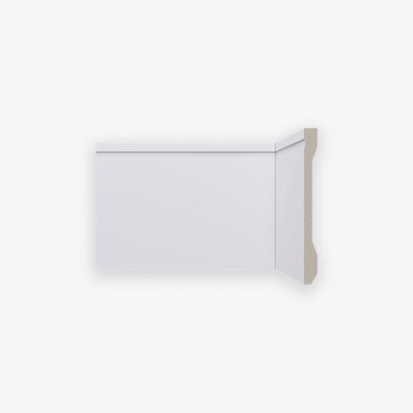 Rodapé Frisado Branco Lev152 15cm Santa Luzia